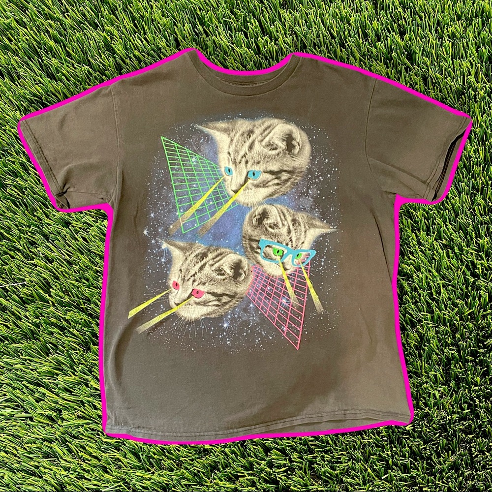 Kittens shooting lasers T shirt